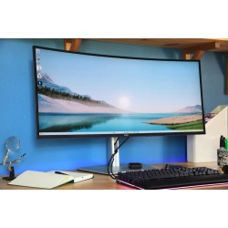 Monitor Commercial Dell U3824DW, 38", 3840 x 1600 pixeli, Black, Silver, 3 ani Garantie