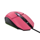 Mouse gaming cu fir Trust GXT 109P Felox, 6400 Dpi, 6 butoane, Roz