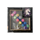 Panza pentru Pictura Predesenata pe Sasiu Neagra, Model Unicorn 2 Sf Art, 200 x 200 mm - Img 2