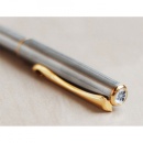 Pix Diplomat EasyFlow, stainless steel gold - placat cu aur - Img 5