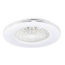 Plafoniera ventilator LED Breezy, 48 W, CCT, 3120lm, D49cm, alb - Img 2