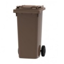 Pubela colectare selectivă 120 litri, pentru sticla, verde - Img 3