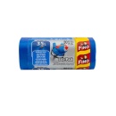 Saci menajeri Fino Easy-Pack, 35L albastru, 30buc/rola