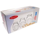 Set 3 vaze decorative din sticla, Pasabahce de 8, 11, 15 cm - Img 3