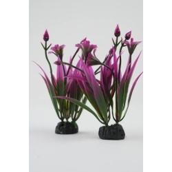 Set Plante Artificiale pentru Acvariu, 10 cm, Verde Intens 2 buc/set - Img 3