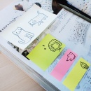 Stick notes index 76 x 25 mm, 3 x 50 file/set, Stickn - 3 culori neon - Img 4