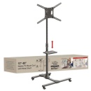 Suport Stand TV Mobil Barkan Mount Cart+Self 32"-83", max 50 kg