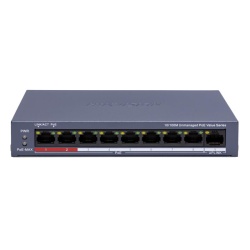 Switch Hikvision Fast Ethernet DS-3E0109P-E/M(C), 8 porturi, PoE