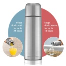 Termos din otel inoxidabil vidat 500 ml - Img 2