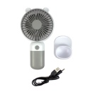 Ventilator de birou portabill 9*17 cm cu suport de birou si telefon, acumulator si cablu incarcare USB - Img 3