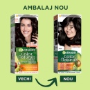 Vopsea de par permanenta cu amoniac Garnier Color Naturals, 2.0 Negru Abanos, 112 ml - Img 4