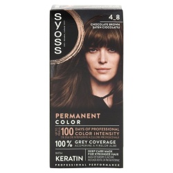 Vopsea de par permanenta Syoss Color Baseline 4-8 Saten Ciocolatiu, 115 ml