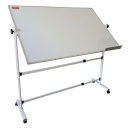 Whiteboard magnetic EVOffice rotativ, 2 fete, 100 x150 cm - Img 1