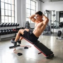 Bancă Fitness sit-up pliabilă, înălțime reglabilă, pentru casa, birou - Img 7