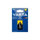 Baterie 9V, Varta Superlife, Zinc-Carbon