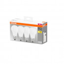Becuri LED Osram Base Classic A75, E27, 10W (75W), 1055 lm, lumina calda (2700K), 4 buc/set