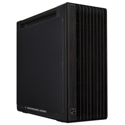 Carcasa ASUS ProArt PA602 Wood Edition Metal Panel, RGB, Mid Tower, Black
