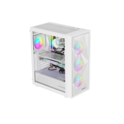Carcasa GENESIS Diaxid 605 ARGB, Mid Tower, White