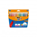 Carioci colorate ultralavabile Bic Kid Couleur, 18buc/set