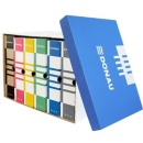 Container de arhivare cu capac, pentru 6 bibliorafturi, 490gsm, DONAU - Img 2