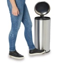 Cos de gunoi cu pedala, Inox cromat 30 litri - Img 5