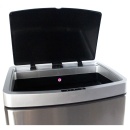Cos de gunoi Inox cu senzor, din otel inoxidabil, 15L - Img 2