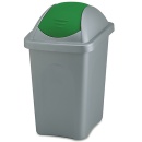 Cos gunoi cu capac batant 30 litri, colectare selectiva - Img 4
