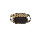 Cos Plastic, Decorativ, Model Ratan Impletit, Oval, 340 x 220 x 70mm - Img 3