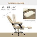 Fotoliu Masaj cu 6 puncte de vibratie, inaltime reglabia, piele sintetica - Img 3