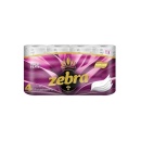 Hartie igienica Zebra Royal Parfumata 4 str, 8 role/set