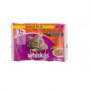 Hrana umeda pisici Whiskas Adult Selectii, Carne & Legume, 4 x 85g