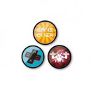Insigne Roller NIKIDOM - Play, 3buc/set