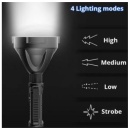 Lanterna Multifunctionala W5119, 4 moduri de Iluminare, Cu Trepied, Pescuit, Drumetii Si Camping - Img 7