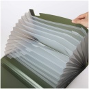 Mapa din plastic Inchidere cu elastic, 12 separatoare, Deli - Img 6