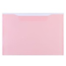 Mapa plastic cu buton Deli Macaron - Img 3