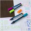 Marker SCHNEIDER Maxx 290, pentru tabla de scris+flipchart, varf rotund 2-3mm, 8 cul/set - Img 2