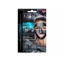 Masca de fata Eveline Facemed Matt Detox Carbon 8 in1, 2 x 5 ml