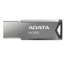 Memorie USB ADATA UV250, 16GB, USB 2.0, carcasa metalica, argintiu