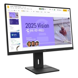 Monitor Commercial Lenovo ThinkVision E27Q-40, 27", 2560 x 1440 pixeli, Black, 3 ani garantie - Img 2