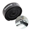 Organizator cabluri / Velcro Baseus Circle 50 cm, Negru