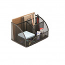 Organizer metalic Mesh, de birou, 7 compartimente, Q-Connect