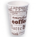 Pahare carton 350 ml, model cafea 50buc/set - Img 2