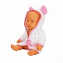Papusa bebelus, Bebelou, Dollz n More, Timpul pentru baita, 35 cm, roz - Img 7