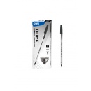 Pix unica folosinta Deli Think Q3 transparent, 1mm, scriere albastru - Img 2