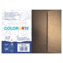 Plic pentru invitatie 120x180mm Colorarte Perla, bronz perlat, 120g/mp, set 25 buc - Img 2