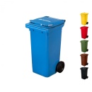 Pubela colectare selectivă 120 litri, albastru