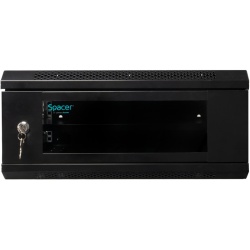 Rack de perete Spacer sectiune simpla 4U, 500 x 450 mm - Img 3