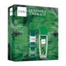 Set Cadou C-Thru Luminous Emerald, Spray Parfumat 75 ml si Deodorant Spray 150 ml
