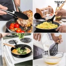 Set Ustensile Bucatarie 12 Piese Silicon Alimentar Teno termorezistente, antiaderente, suport inclus - Img 5