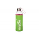 Sticla termoizolanta 520 ml, husa albastru/portocaliu - Img 3